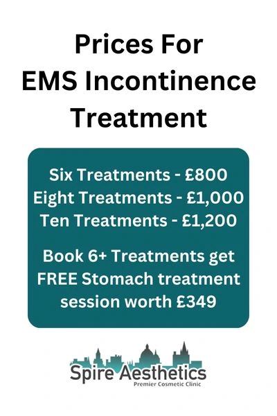EMS Incontinence Treatment Prices Loughborouogh