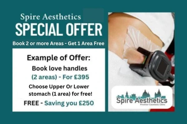 Fat Freezing Promotion Loughborouogh from Spire Aesthetics - Book Today!
