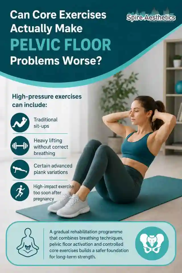Can Strengthening Your Core Alone Actually Make Pelvic Floor Problems Worse Loughborouogh?